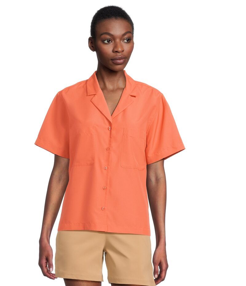 マーモット レディース トップス シャツ Marmot AirExchange SolarShield Camp Short Sleeve Shirt Pomelo