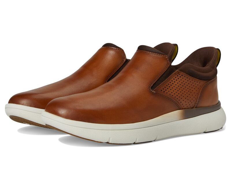 フローシャイム メンズ シューズ スニーカー Florsheim Fleet Plain Toe SlipOn Sneakers Cognac