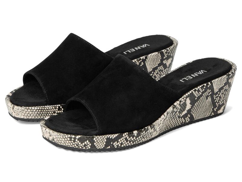 ベネリ レディース シューズ ブーツ・レインブーツ Vaneli Calla Black Suede ブラック