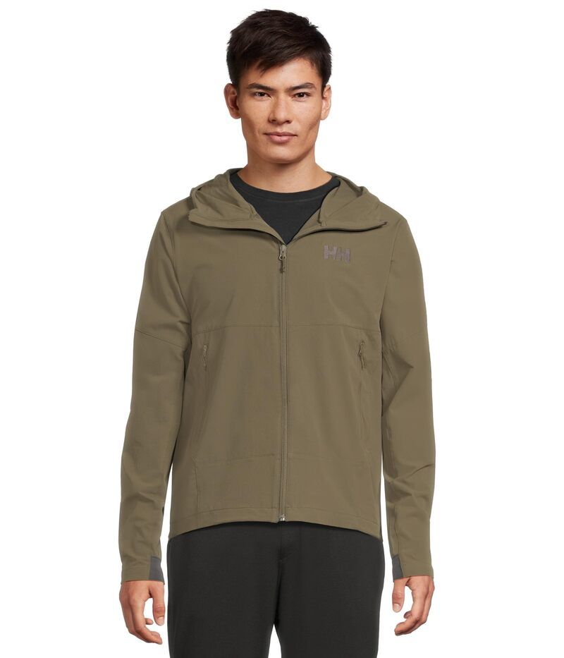ヘリーハンセン メンズ アウター コート Helly Hansen Blaze Softshell Hood Green グリーン