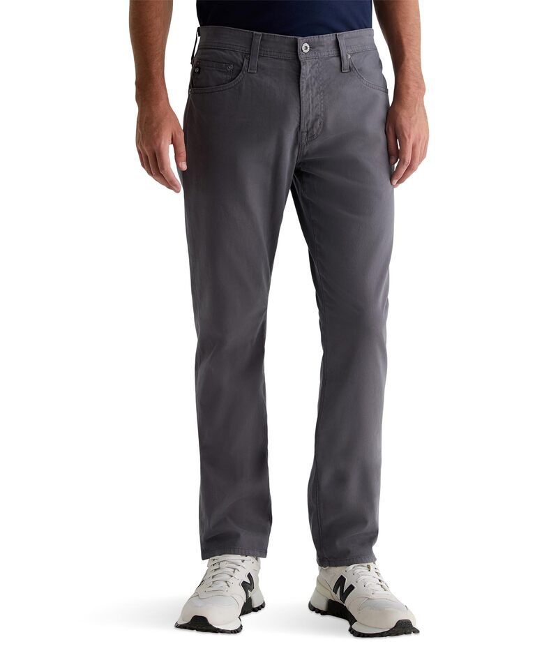 エージージーンズ メンズ ボトムス カジュアルパンツ ストレート AG Jeans Everett Slim Straight Leg Twill Pants Folkestone Grey グレー