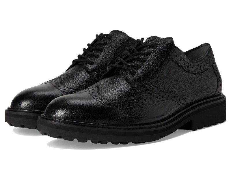 バイオニック メンズ シューズ オックスフォード VIONIC Lombard Oxfords Black Leather ブラック