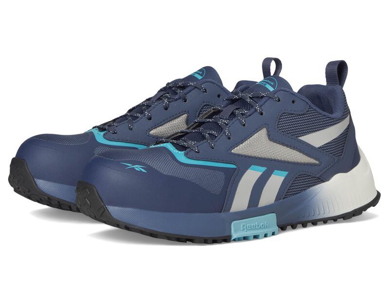リーボック メンズ シューズ スニーカー Reebok Work Lavante Trail 2 Work EH Comp Toe NavyGreyBlue グレー