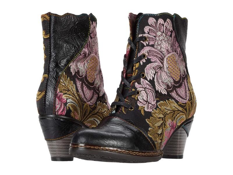 スプリングステップ レディース シューズ ブーツ・レインブーツ LArtiste by Spring Step Siren Black Multi ブラック