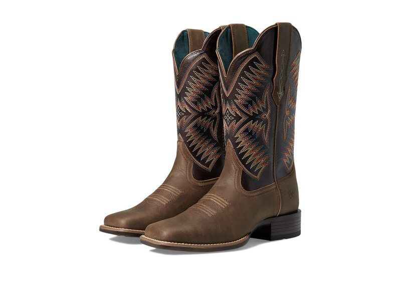 アリアト レディース シューズ ブーツ・レインブーツ Ariat Odessa StretchFit Western Boot Fateful BrownB ブラウン
