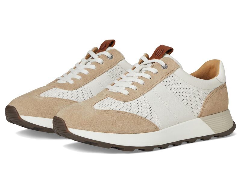 ジョンストンアンドマーフィー メンズ シューズ スニーカー Johnston Murphy Kinnon TToe Sand SuedeWhite Full Grain ホワイト