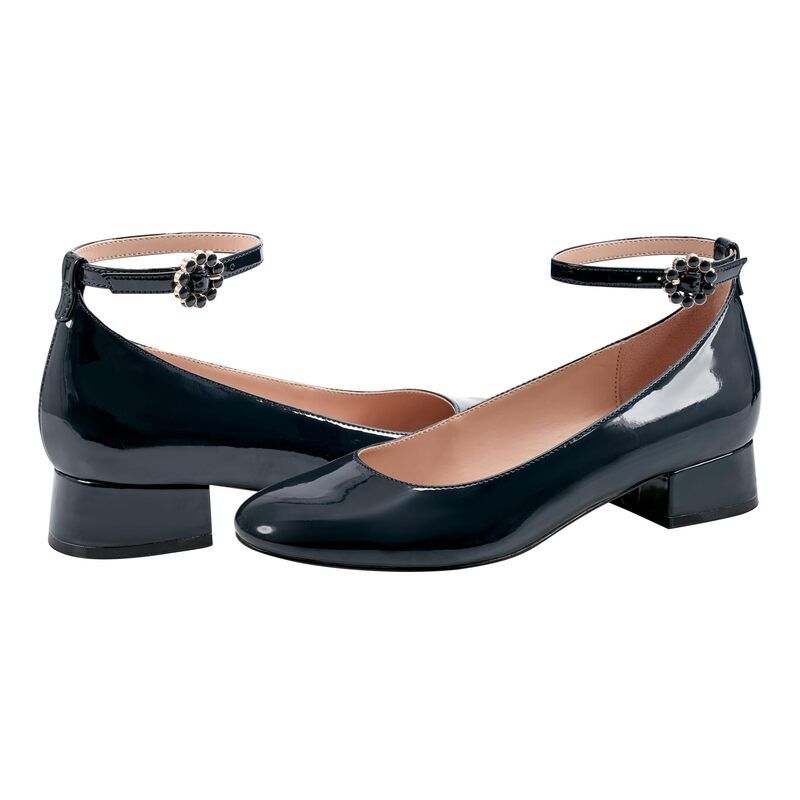 バンドリーノ レディース シューズ ヒール Bandolino Lexy Navy Patent ネイビー