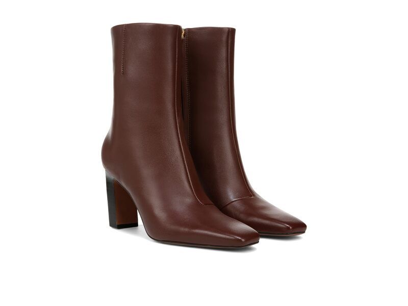 フランコサルト レディース シューズ ブーツ・レインブーツ Franco Sarto Briar Mid Shaft Boots Warm Brown Leather ブラウン
