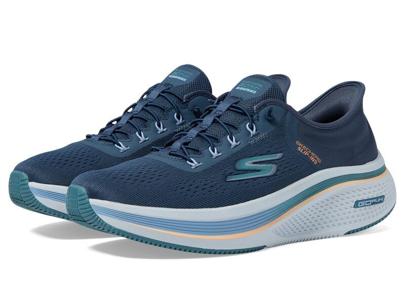 スケッチャーズ レディース シューズ スニーカー SKECHERS Go Run Elevate 20 Banyan Hands Free SlipIns NavyTeal ネイビー