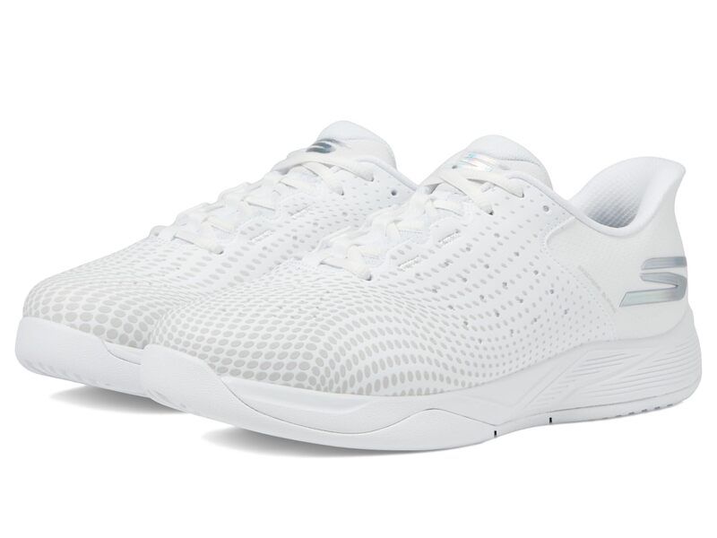 スケッチャーズ レディース シューズ スニーカー リラックスフィット Skechers Pickleball Slipins Relaxed Fit Viper Court Reload White ホワイト