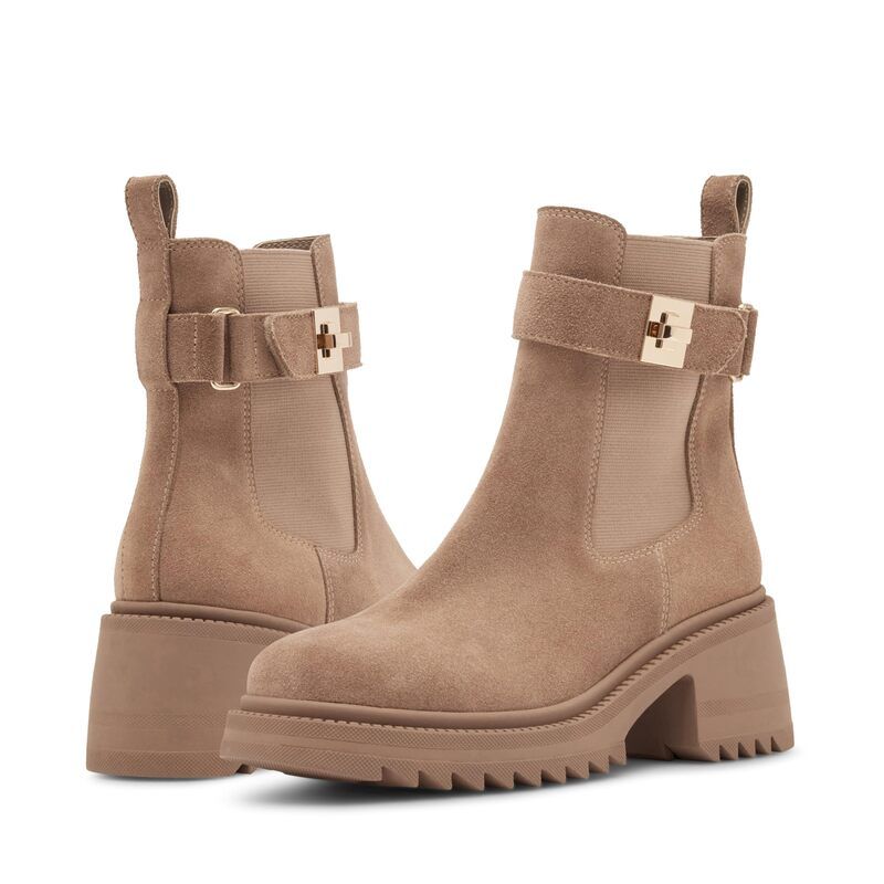 スティーブ マデン レディース シューズ ブーツ・レインブーツ Steve Madden Gates Taupe Suede トープ