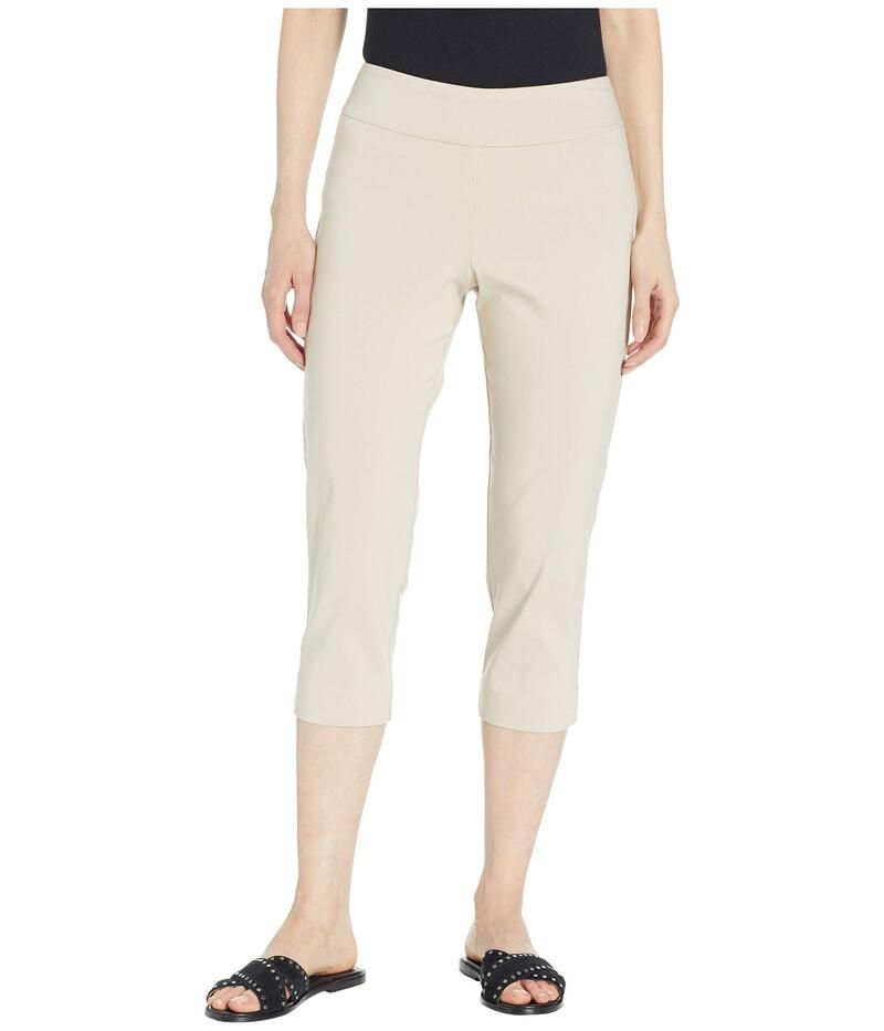 クレイジーラリー レディース ボトムス カジュアルパンツ キャップ Krazy Larry PullOn Capri Pants Stone ストーン