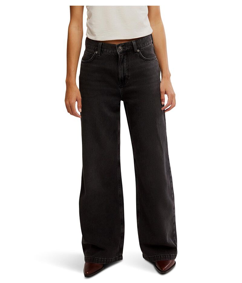 フリーピープル レディース ボトムス デニムパンツ ジーンズ Free People We The Free Stride Straight n Wide Jeans Miles To Go