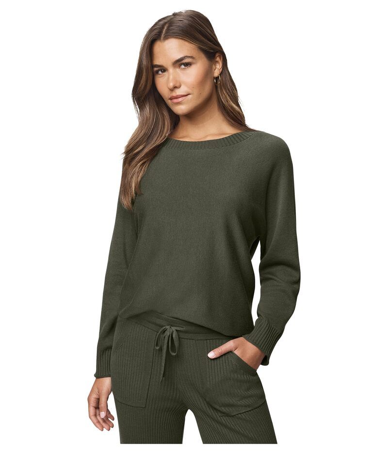 スプレンディット レディース アウター ニット・セーター Splendid Georgie Pullover Sweater Green Spruce グリーン