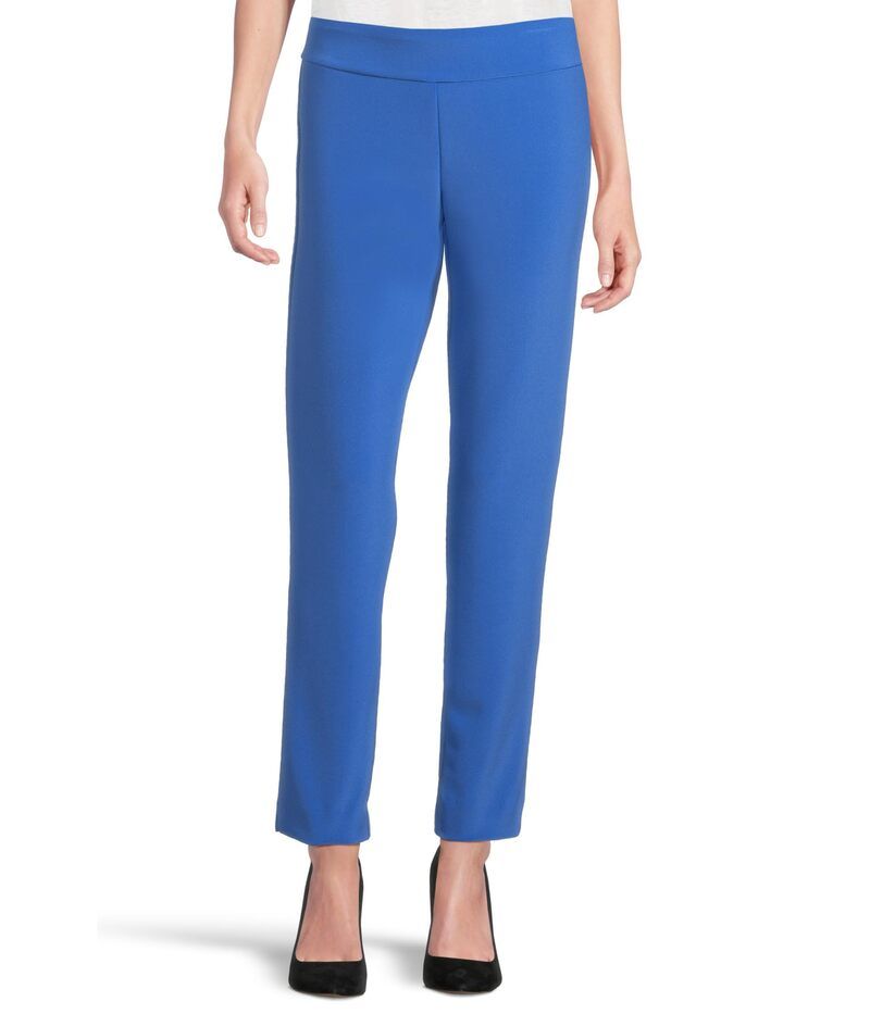 クレイジーラリー レディース ボトムス カジュアルパンツ Krazy Larry Microfiber Long Skinny Dress Pants Blue ブルー