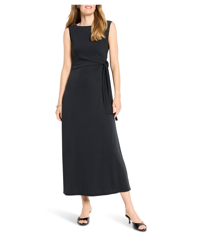 ニックプラスゾーイ レディース トップス ワンピース クレープ ミニット NICZOE Knit Crepe Dominique Dress Black Onyx ブラック
