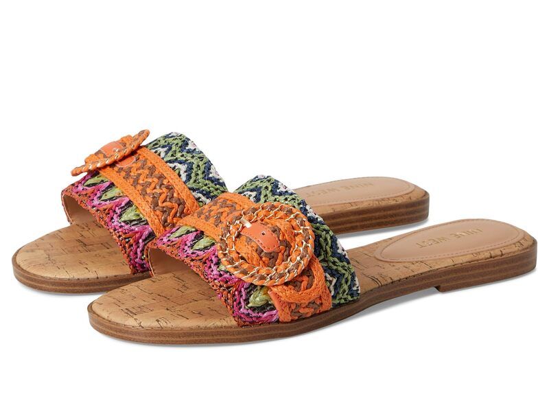 ナインウェスト レディース シューズ サンダル Nine West Poland OrangeBrown Multi オレンジ