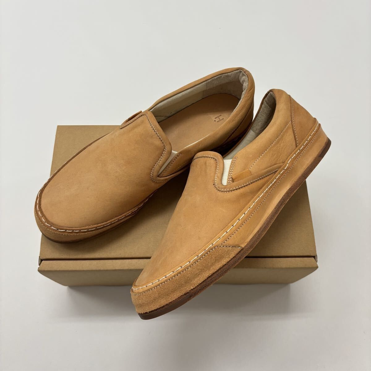 未使用 Hender Scheme エンダースキーマ manual industrial products 17 mip-17 スリッポン サイズ 6 ( 27.5cm ~ 28cm 位 ) 805-0180