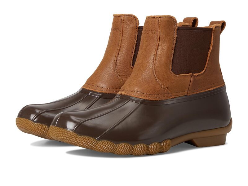 スペリー レディース シューズ ブーツ・レインブーツ Sperry Saltwater Ch Dark Brown ブラウン
