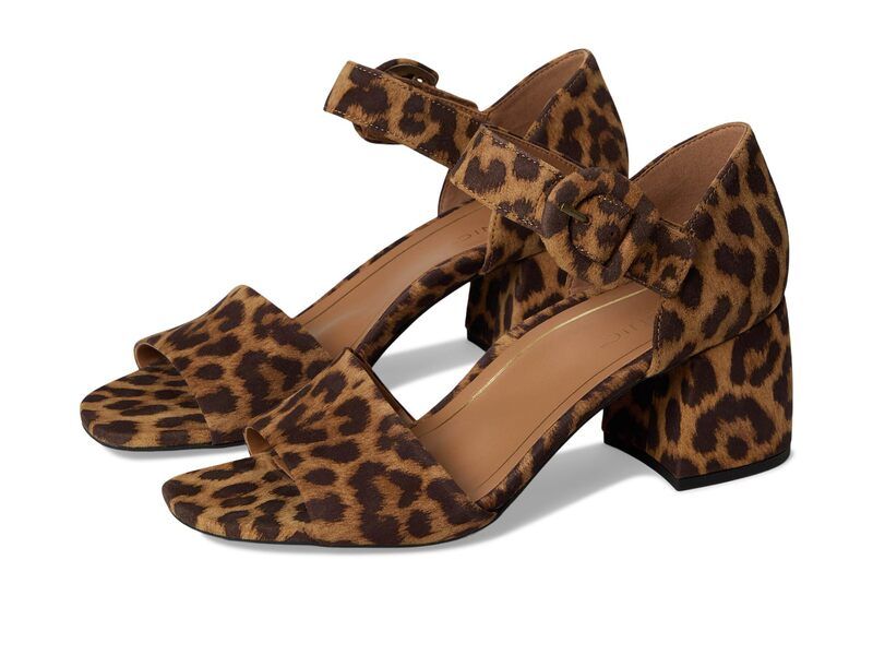 バイオニック レディース シューズ サンダル VIONIChardonnay Strappy Sandals Leopard Suede アニマル
