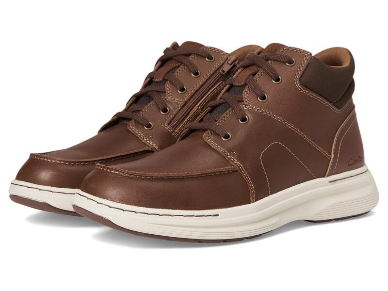 クラークス メンズ シューズ ブーツ・レインブーツ Clarks Craftwell Midark Tan Leather タン