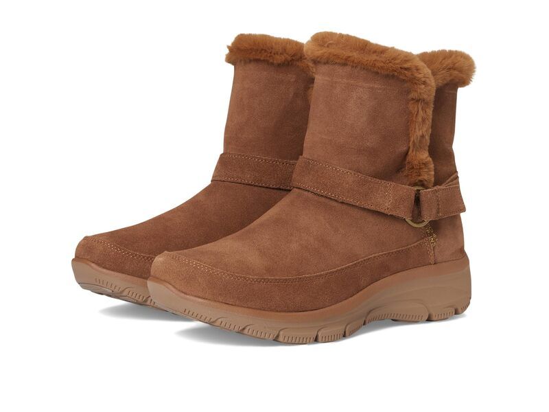 スケッチャーズ レディース シューズ ブーツ・レインブーツ SKECHERS Easy Going Dreamers Luxe Vibe Hands Free Slipins Chestnut