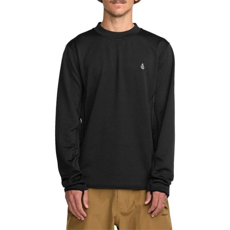 ボルコム メンズ アウター パーカー・スウェット クルーネック フリース Volcom Gridlock Crewneck Fleece Mens Black ブラック