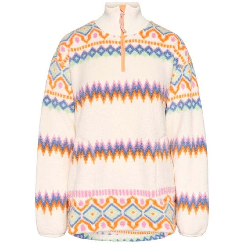 カリ ツラー レディース アウター パーカー・スウェット ハーフジップ フリース Kari Traa Ruthie Midlayer Half Zip Fleece Womens Off White オフホワイト 12,030円