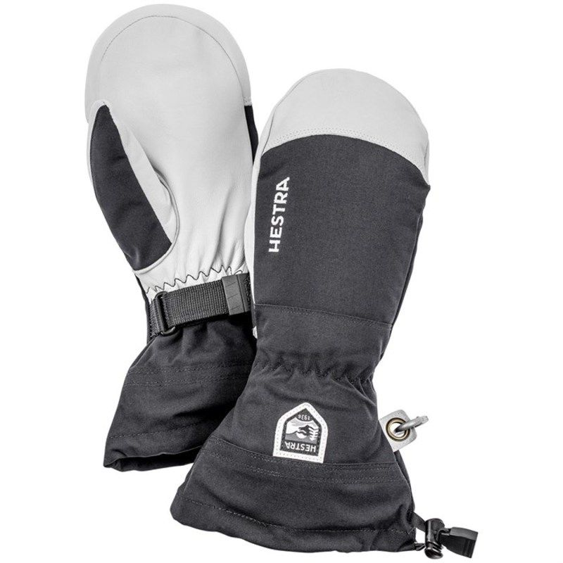 ヘストラ メンズ アクセサリー 手袋 レザー Hestra Army Leather Heli Ski Mittens Black ブラック