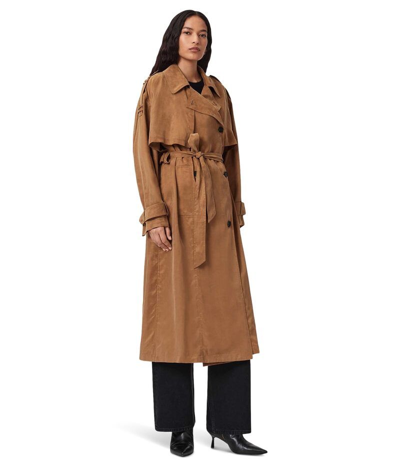 オールセインツ レディース アウター コート AllSaints Linnie Trench Caramel Cafe Br
