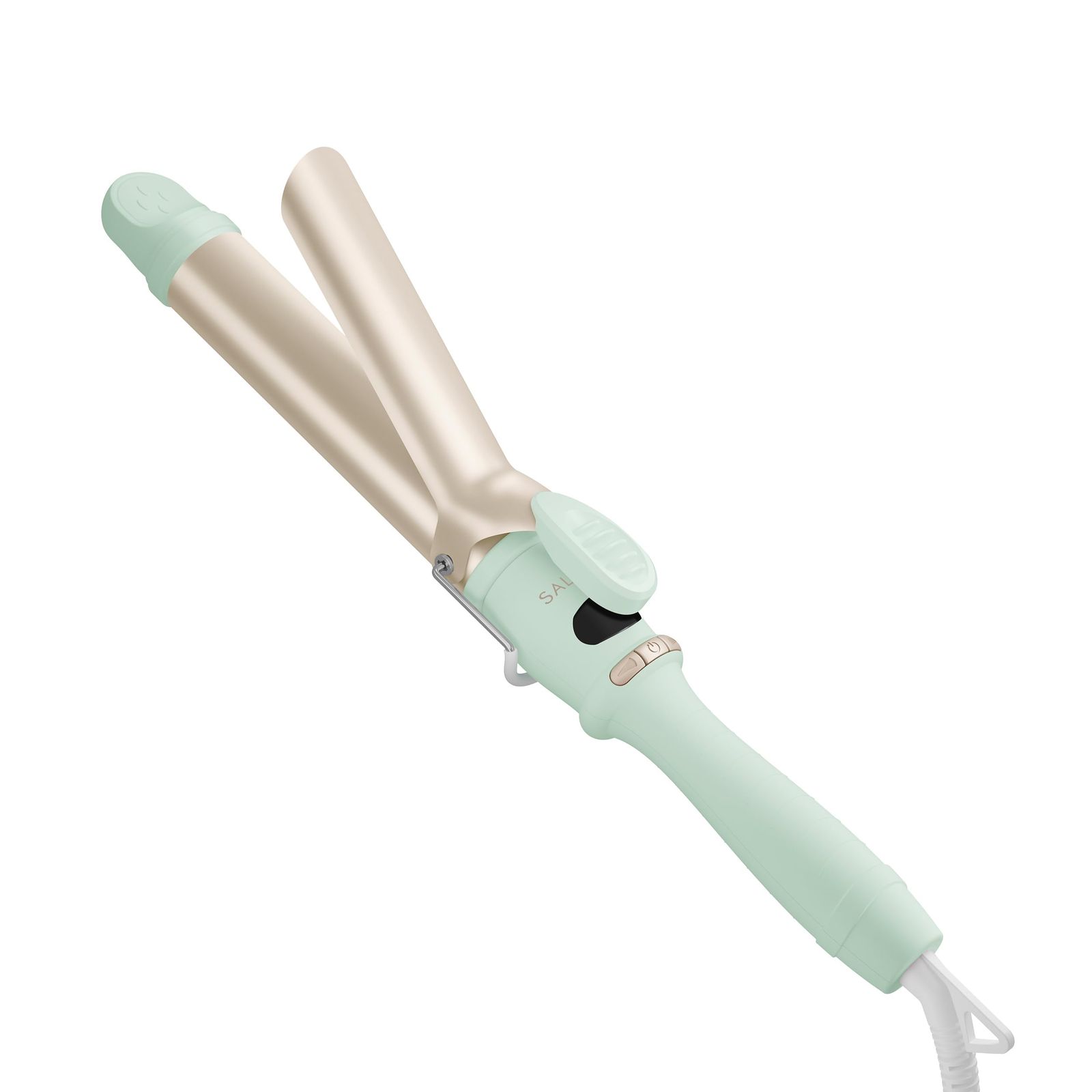[2024年春夏限定] SALONIA サロニア セラミック カール ヘアアイロン 32mm【セレブレイトグリーン】 コテ 耐熱ポーチ付 SL-008CGt 5933a661