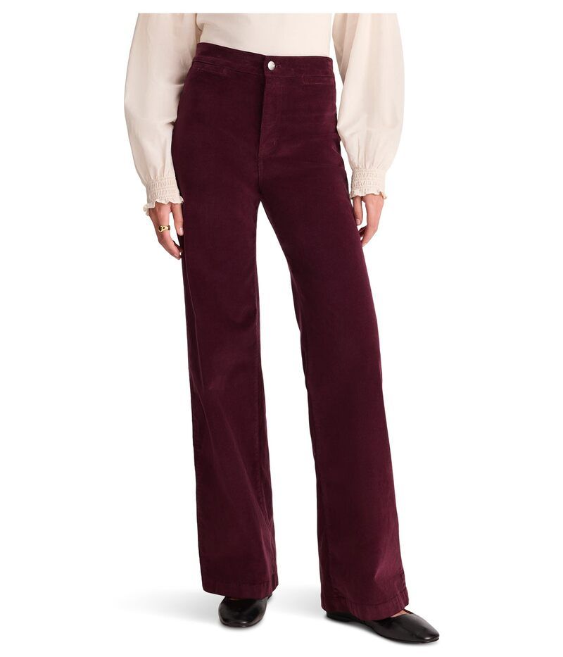 メイドウェル レディース ボトムス カジュアルパンツ ワイドレッグ Madewell The Wide Leg In CordARK POMEGRANTE