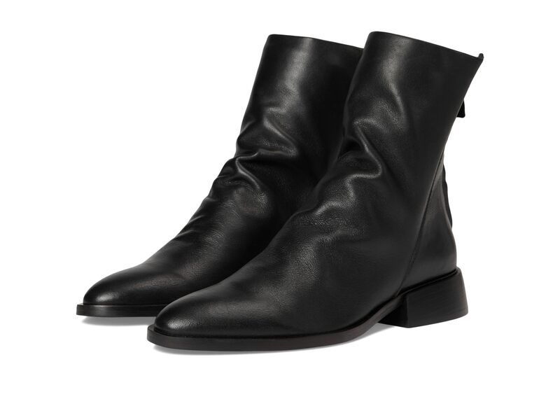 スティーブ マデン レディース シューズ ブーツ・レインブーツ Steve Maddenexie Black Leather ブラック