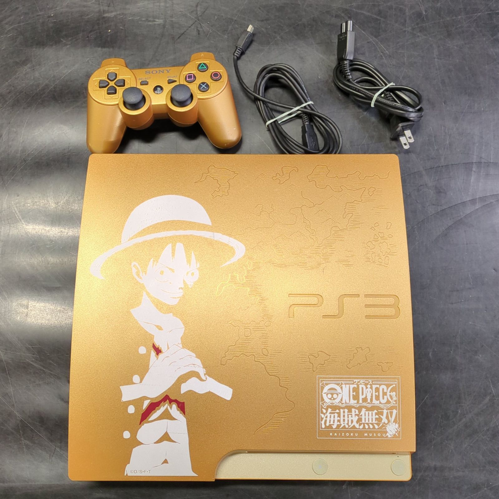 D14641】ジャンク PS3 ( 320GB ) ワンピース 海賊無双 GOLD EDITION 