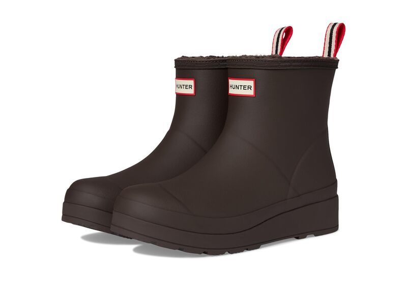 ハンター レディース シューズ ブーツ・レインブーツ Hunter Play Short Insulated F Dark Brown ブラウン