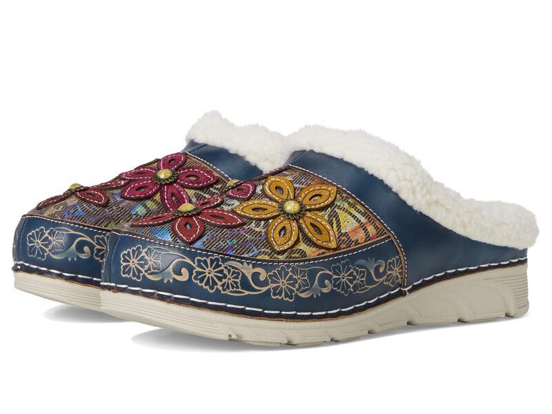 スプリングステップ レディース シューズ サンダル LArtiste by Spring Step Honestela Navy Multi ネイビー