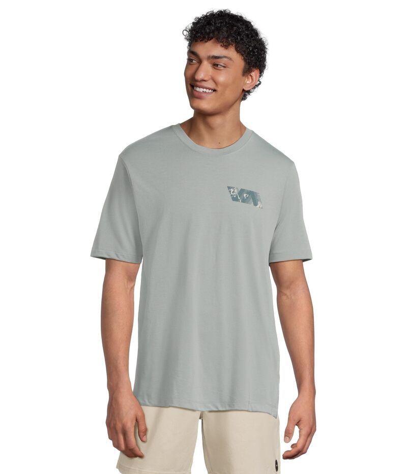 ルーカ メンズ トップス シャツ RVCA Va Blur Fill Short Sleeve Lead