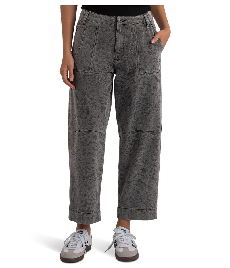 カットフロムザクロス レディース ボトムス カジュアルパンツ ワイドレッグ KUT from the Kloth Ashton Wide Leg Barrel Grey グレー