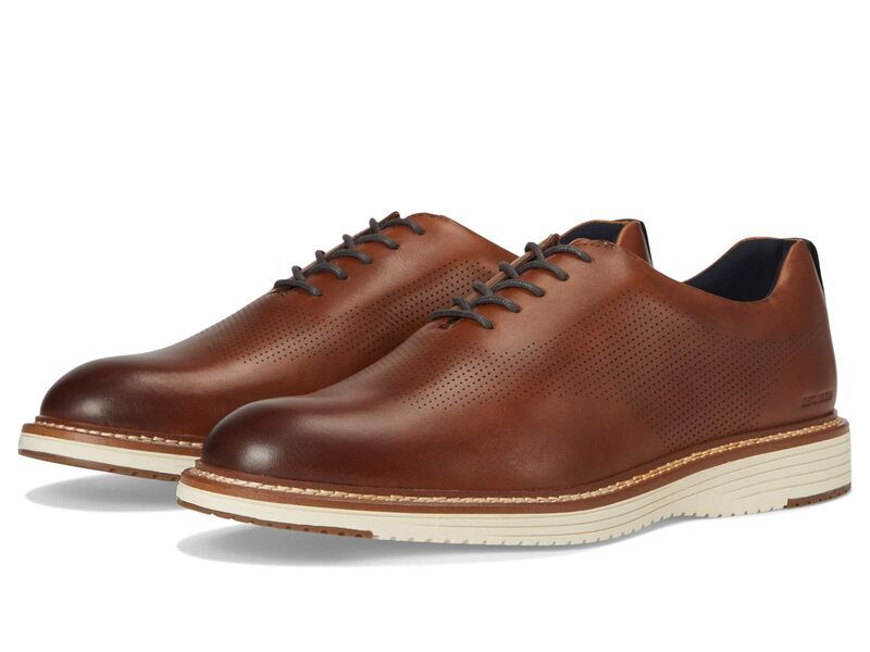 ジョンストンアンドマーフィー メンズ シューズ オックスフォード Johnston Murphy Upton Onepiece Perfed Plain Toe Tan Full Grain タン