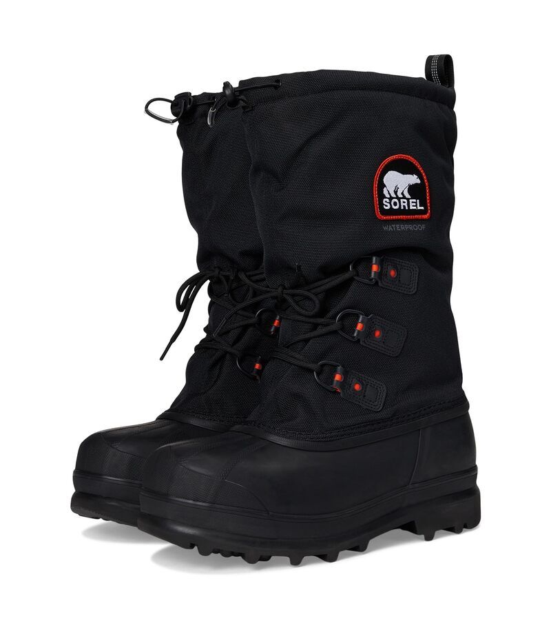 ソレル メンズ シューズ ブーツ・レインブーツ SOREL Glacier Xt BlackRed Quart ブラック