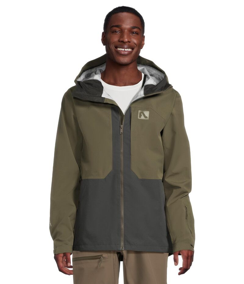 フライロー メンズ アウター コート ジャケット Flylow Knight Jacket EvergreenBlack ブラック