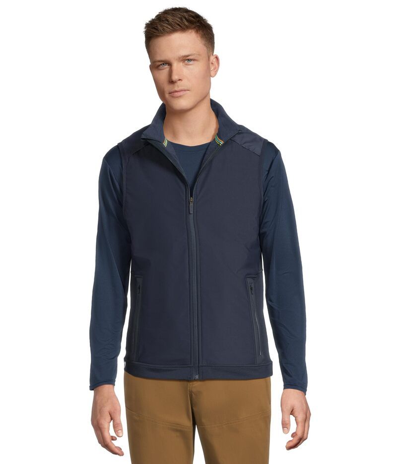 スマートウール メンズ アウター コート ベスト フリース Smartwool Active Fleece Wind Insulated Vest Deep Navy ネイビー