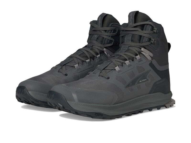 アルトラ メンズ シューズ ブーツ・レインブーツ Altra Lone Peak 9 Waterproof Mid Black ブラック