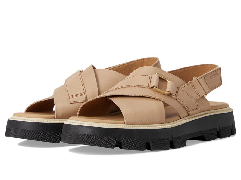 ソレル レディース シューズ サンダル SOREL Rein CB Crisscrossandals Honest BeigeBl ベージュ