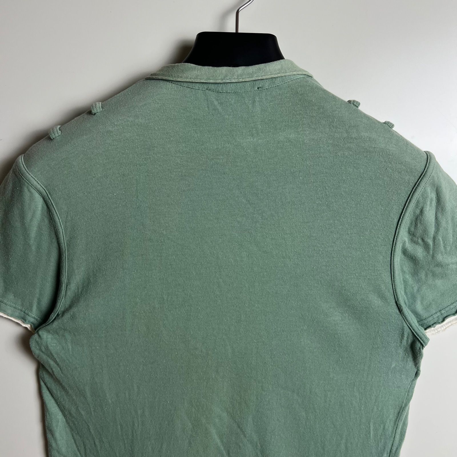 DOLCE&GABBANA D&G 00s y2k archive layer polo shirts 46 M ドルチェ 