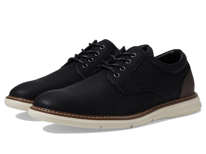 ノンブッシュ メンズ シューズ スニーカー オックスフォード レース Nunn Bush Chase 20 Casual Plain Toe Oxford Contemporary LaceUp Black ブラック