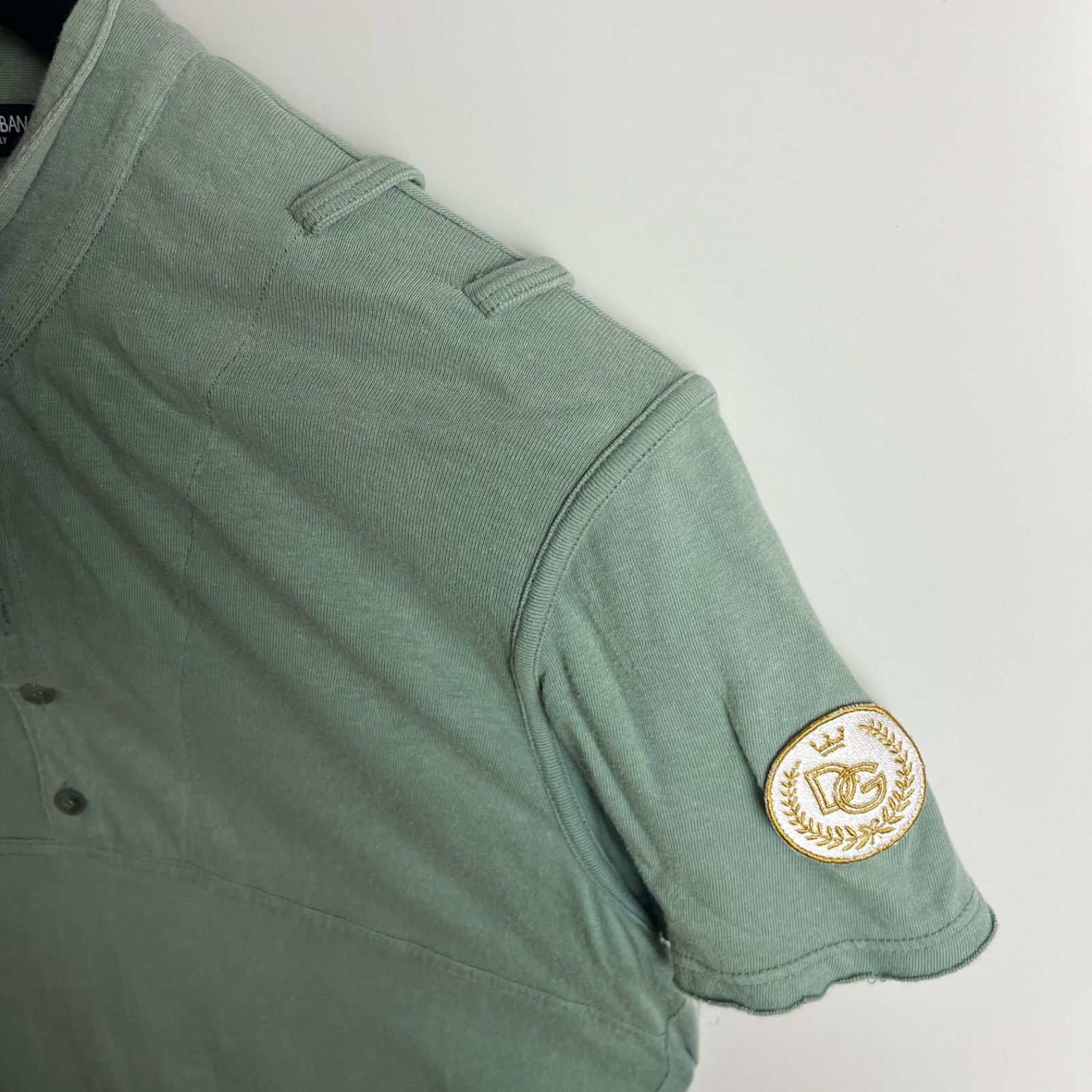 DOLCE&GABBANA D&G 00s y2k archive layer polo shirts 46 M ドルチェ 