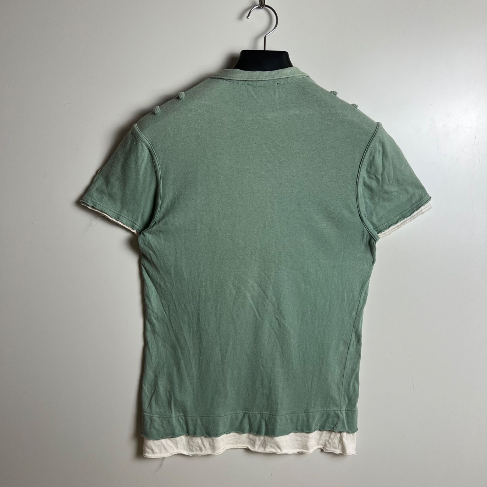 DOLCE&GABBANA D&G 00s y2k archive layer polo shirts 46 M ドルチェ