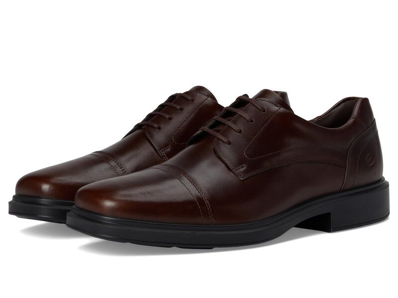 エコー メンズ シューズ オックスフォード キャップ ECCO Helsinki 20 Cap Toe Tie Oxford Potting Soil