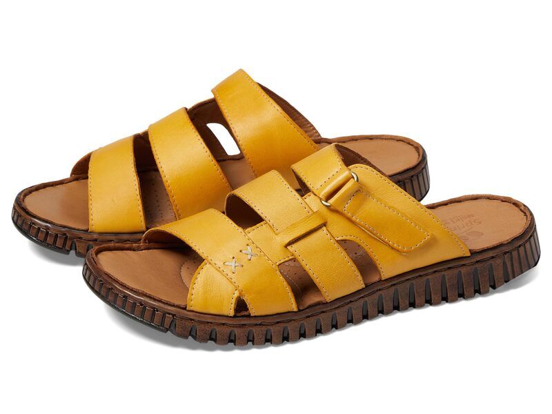 スプリングステップ レディース シューズ サンダル Spring Step Olly Mustard マスタード